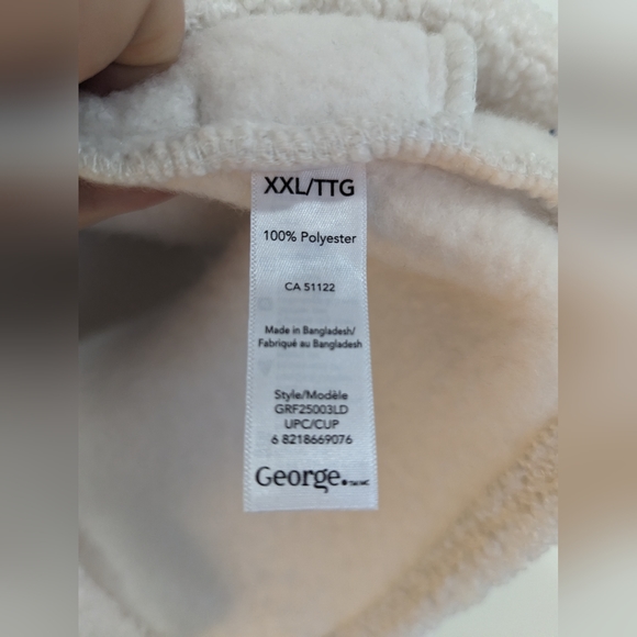 Sherpa Style Oversized Shirt Jacket s: XXL - Picture 5 of 9